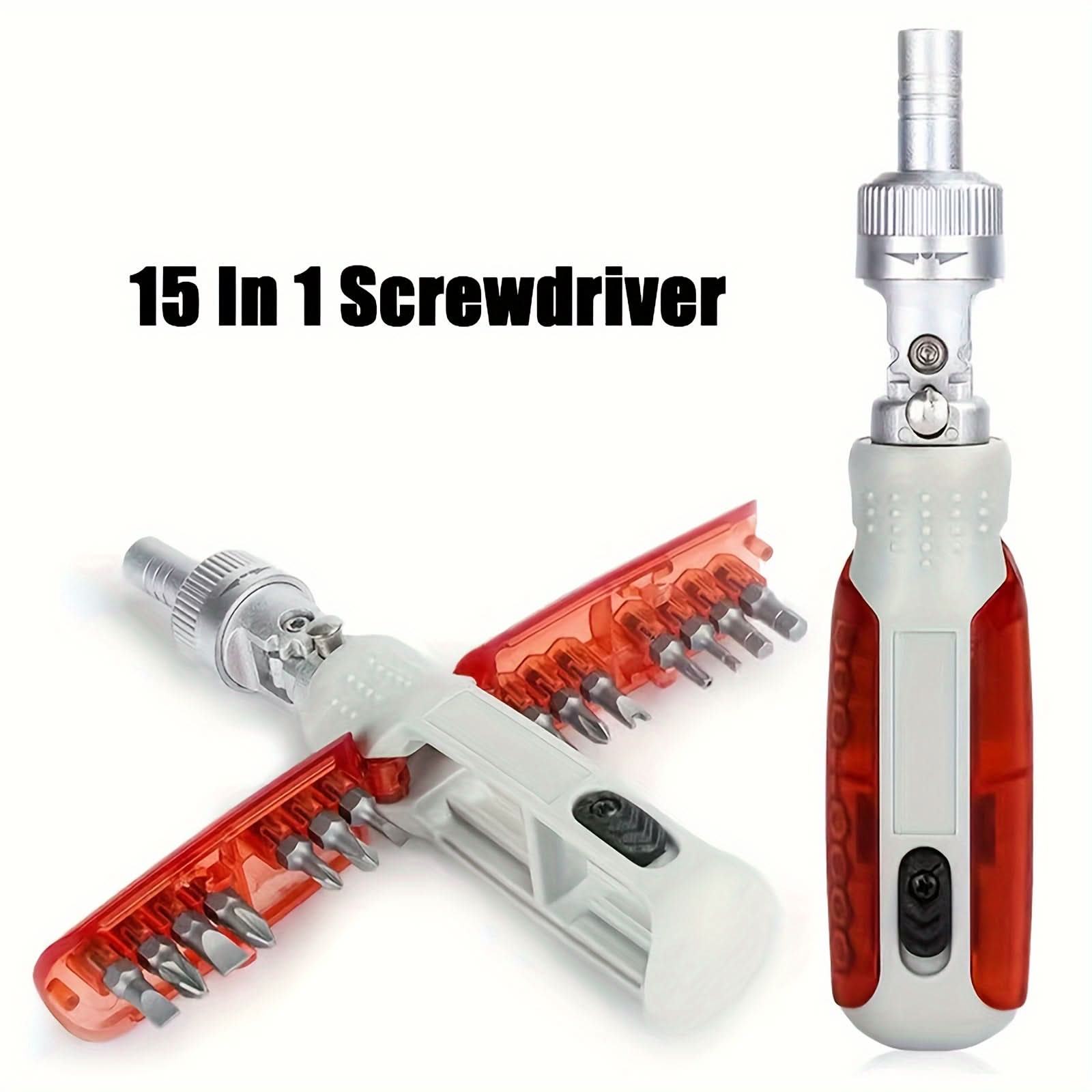 15-in-1 Multi-Angle Ratchet Screwdriver Set