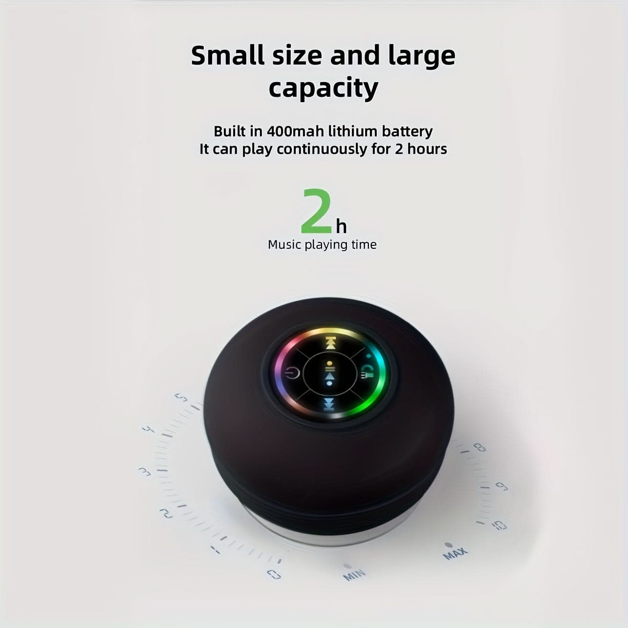 Portable Waterproof LED Bluetooth Speaker
