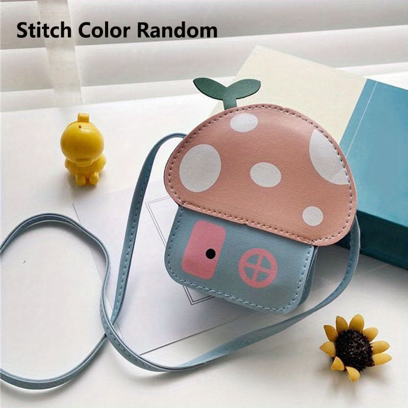 Mushroom-Shaped Crossbody Bag for Kids