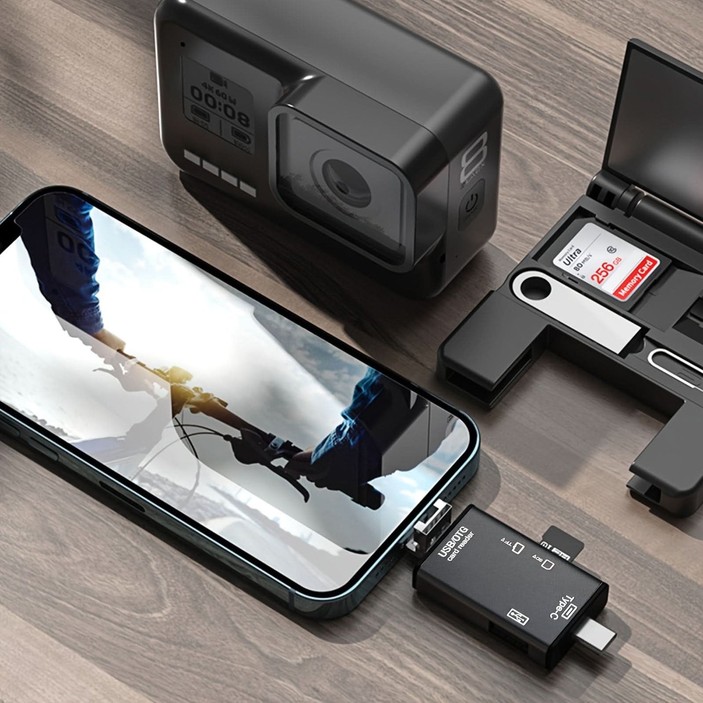 7-in-1 OTG Card Reader for Smart Devices
