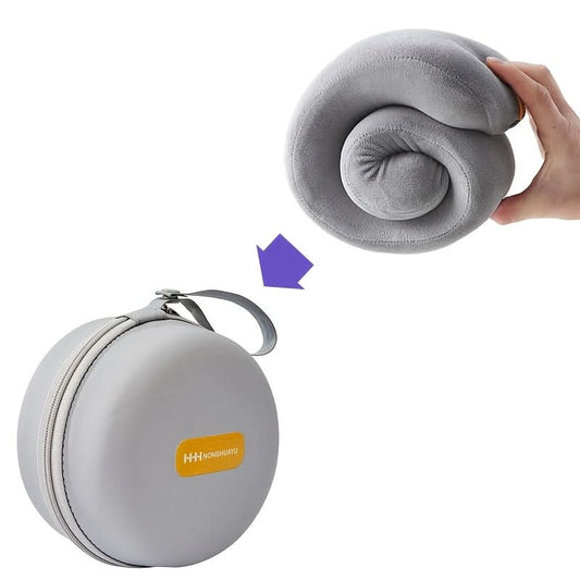 Portable Cervical Travel Pillow – Memory Foam U-Shaped Neck Pillow