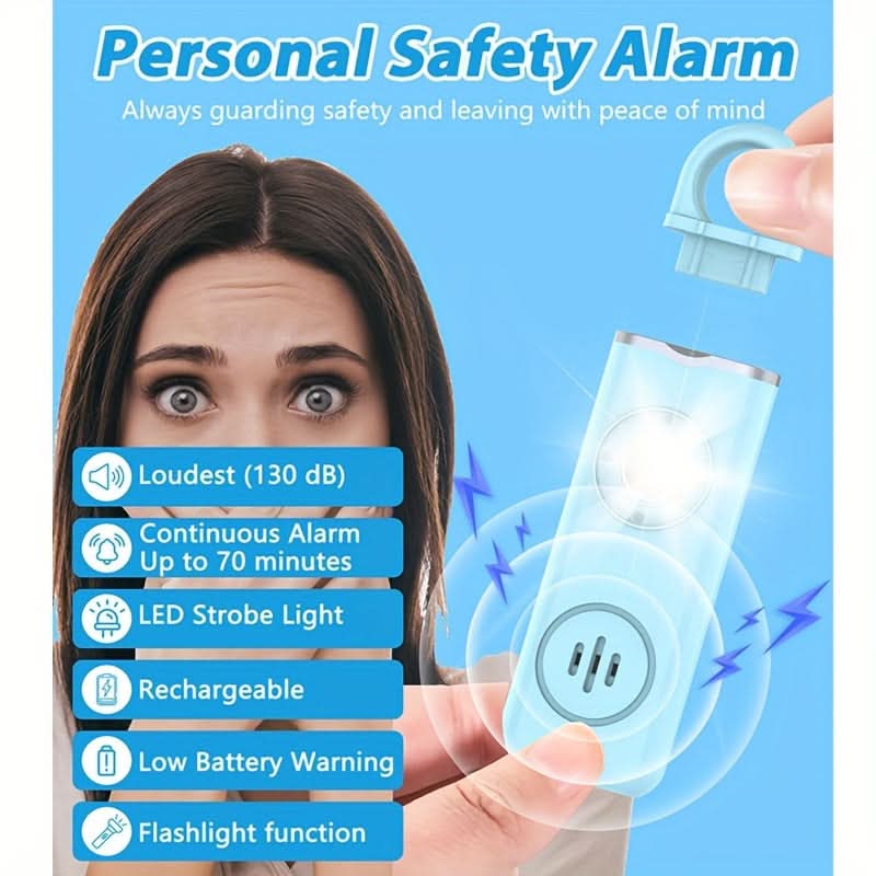 Women’s Safety Alarm with 130dB Siren & Light