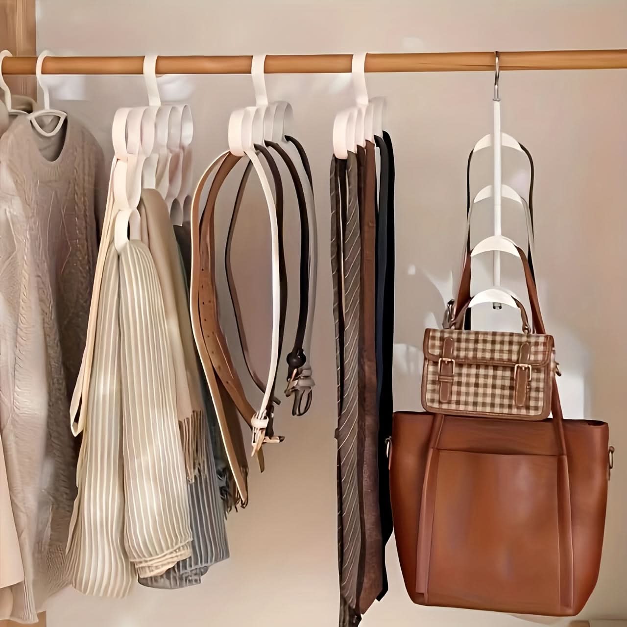 Rotatable Metal Bag Hook