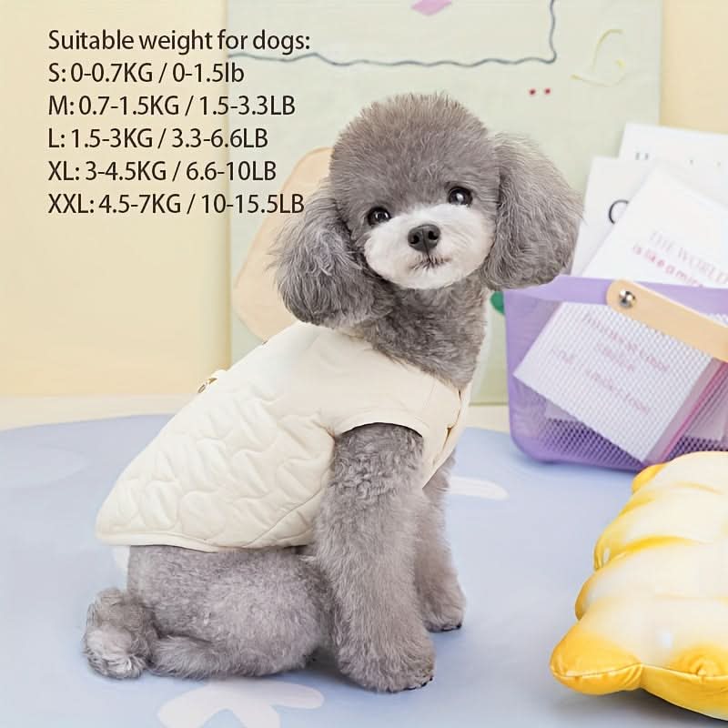 Cozy Winter Pet Vest for Small Dogs & Cats