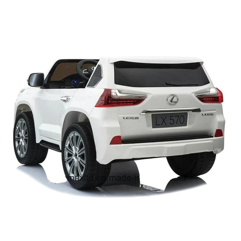 Lexus LX 570 Remote Control 12V Battery Operated Ride On Car White