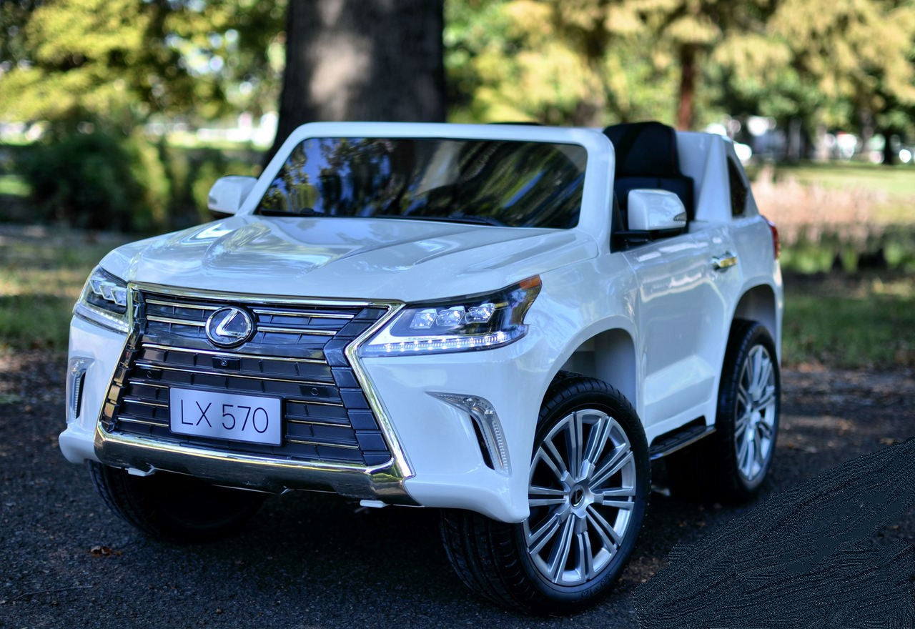 Lexus LX 570 Remote Control 12V Battery Operated Ride On Car White