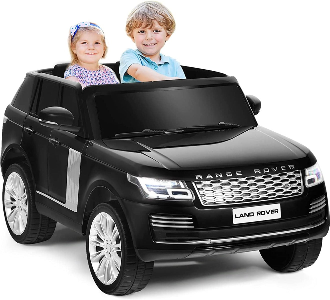 Range Rover Remote Control 12V Battery Operated Ride On Car Black