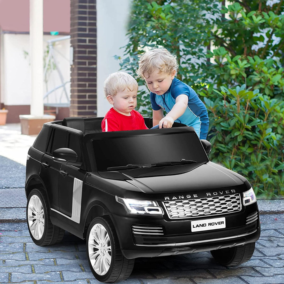 Range Rover Remote Control 12V Battery Operated Ride On Car Black