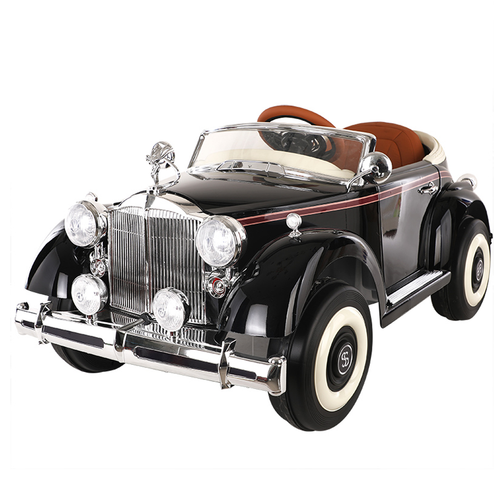 Classic Rolls Royce Vintage Metallic Battery Operated with Remote Control Ride On Car