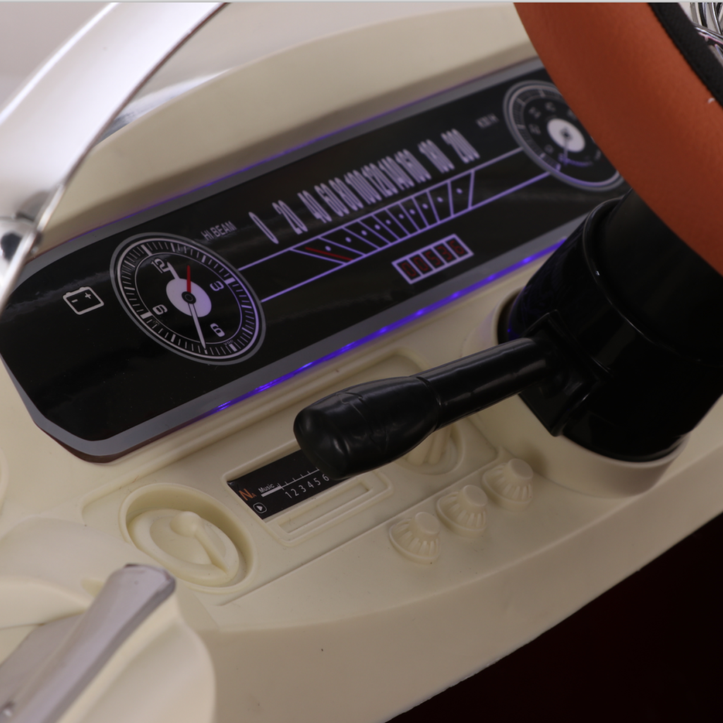 Classic Rolls Royce Vintage Metallic Battery Operated with Remote Control Ride On Car