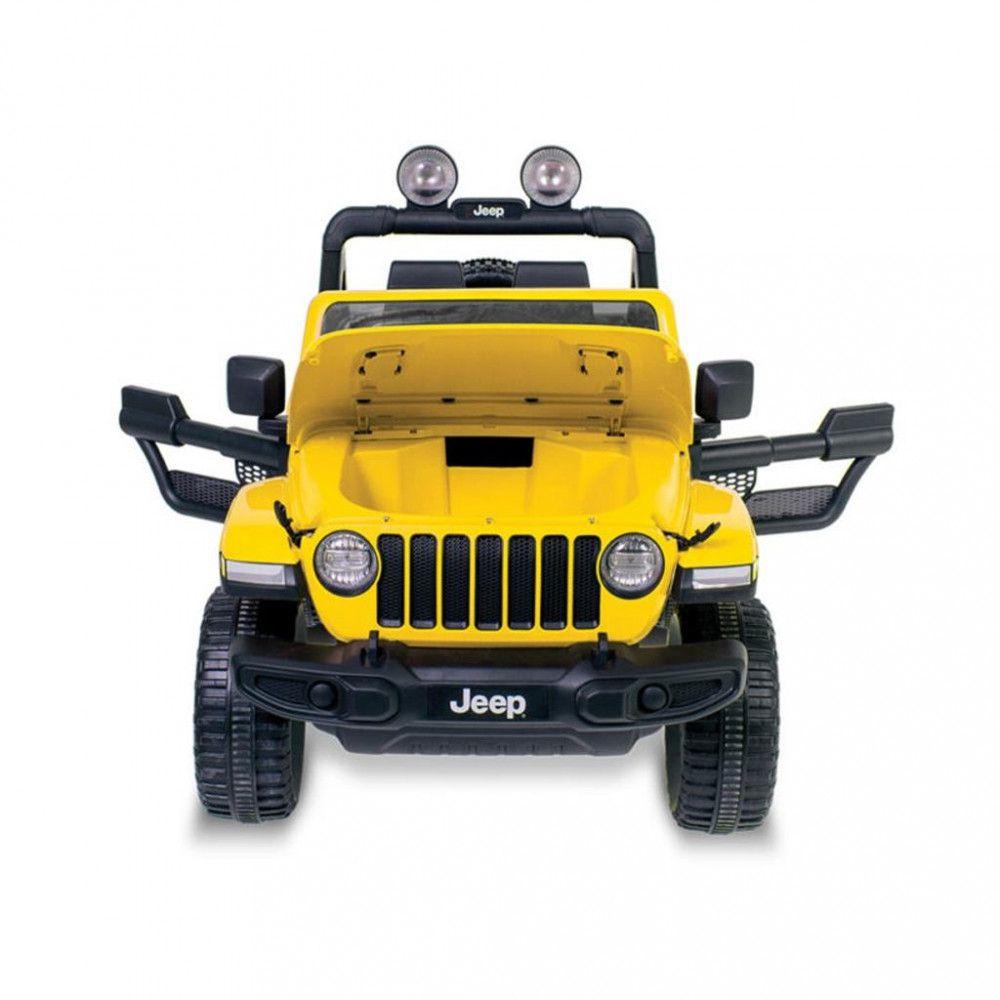 Jeep Rubicon 12V Battery Operated Ride On Car Yellow