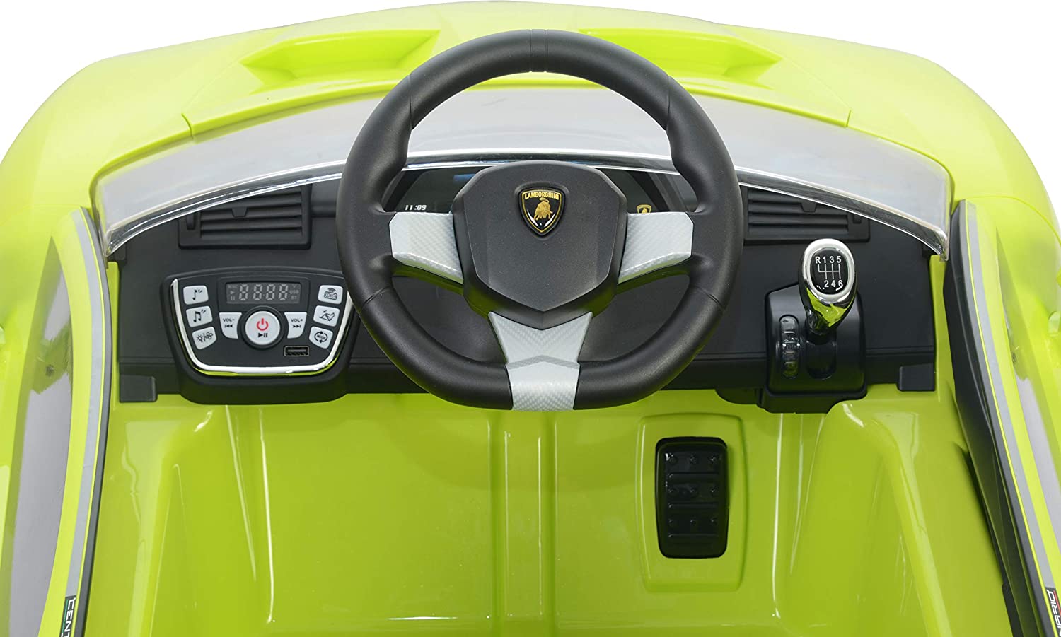 Lamborghini 12V Battery Operated Ride On Car Eva Green