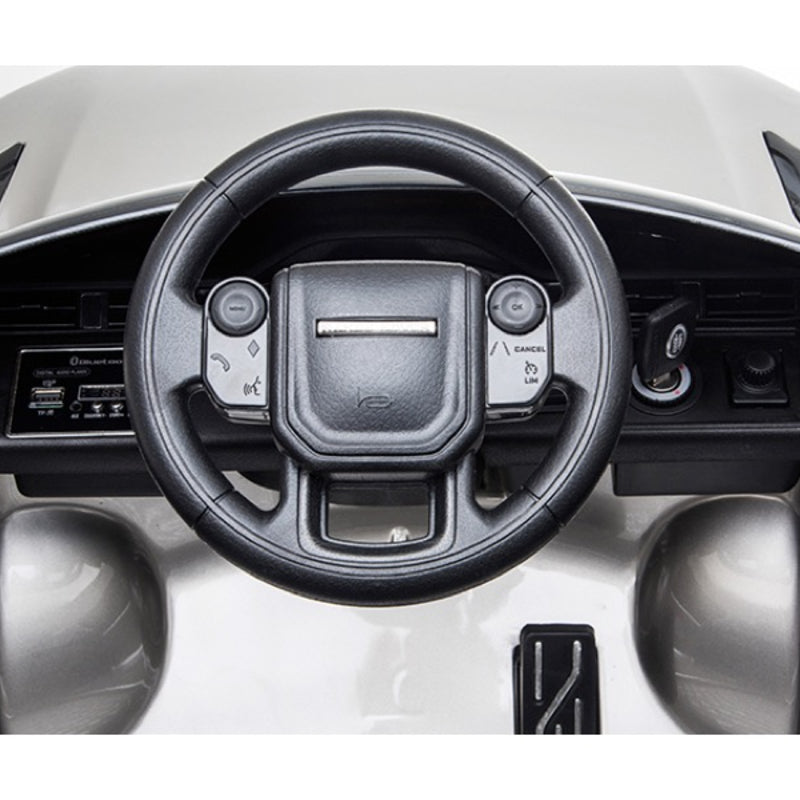 Range Rover Evoque Sport 12V Battery Operated Ride On Car Silver