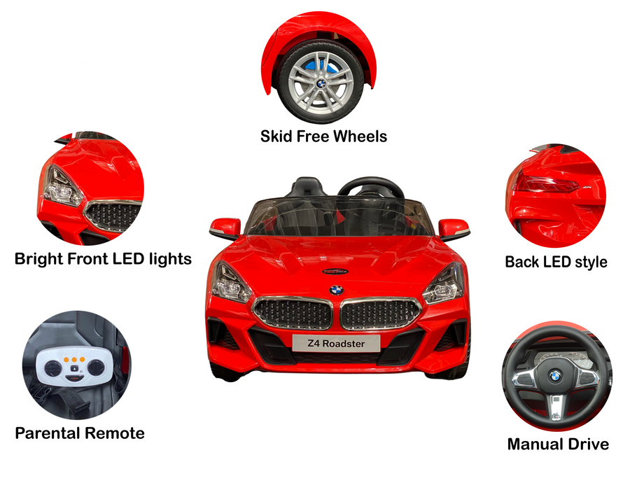 Bmw Z4 12V Battery Operated Ride on Car Red