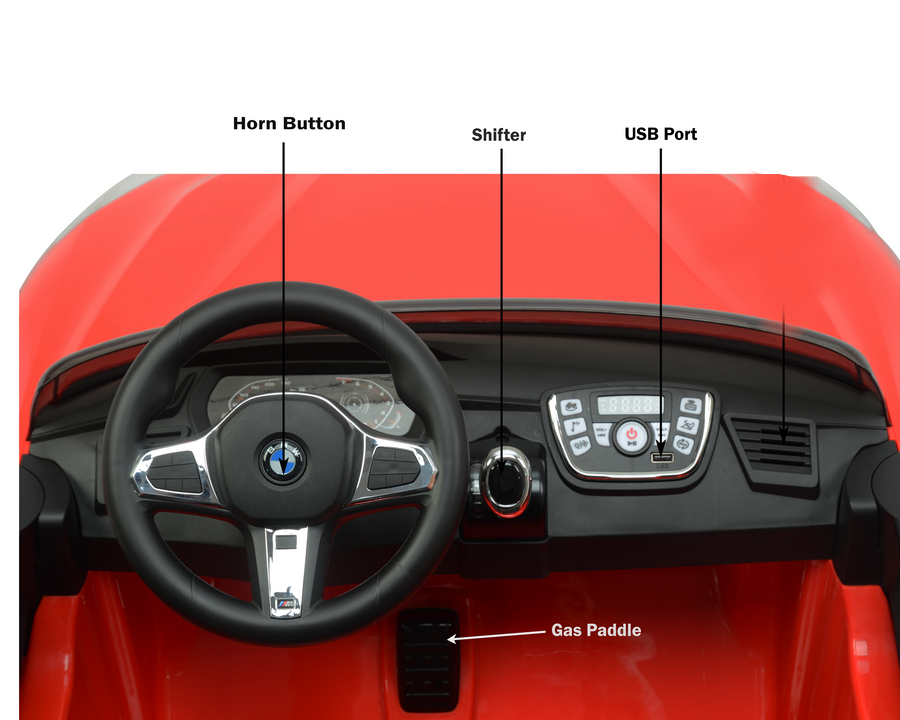 Bmw Z4 12V Battery Operated Ride on Car Red