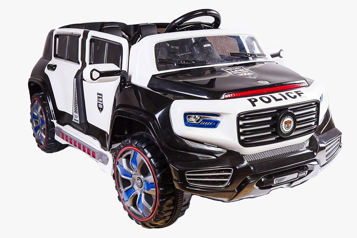 Hollice Police 12V Battery Operated Ride On Car