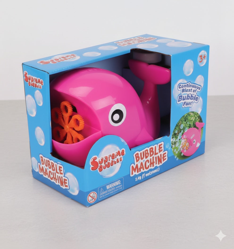 Supreme Bubbles Whale Bubble Machine 50ml