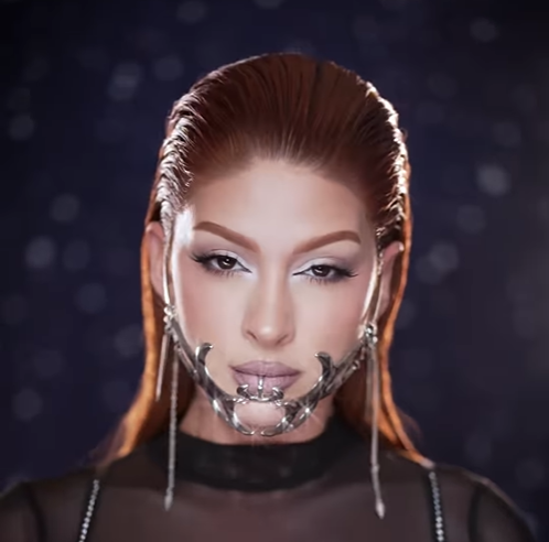 Cyberpunk Jaw Armor Alloy Mask – Punk Accessory