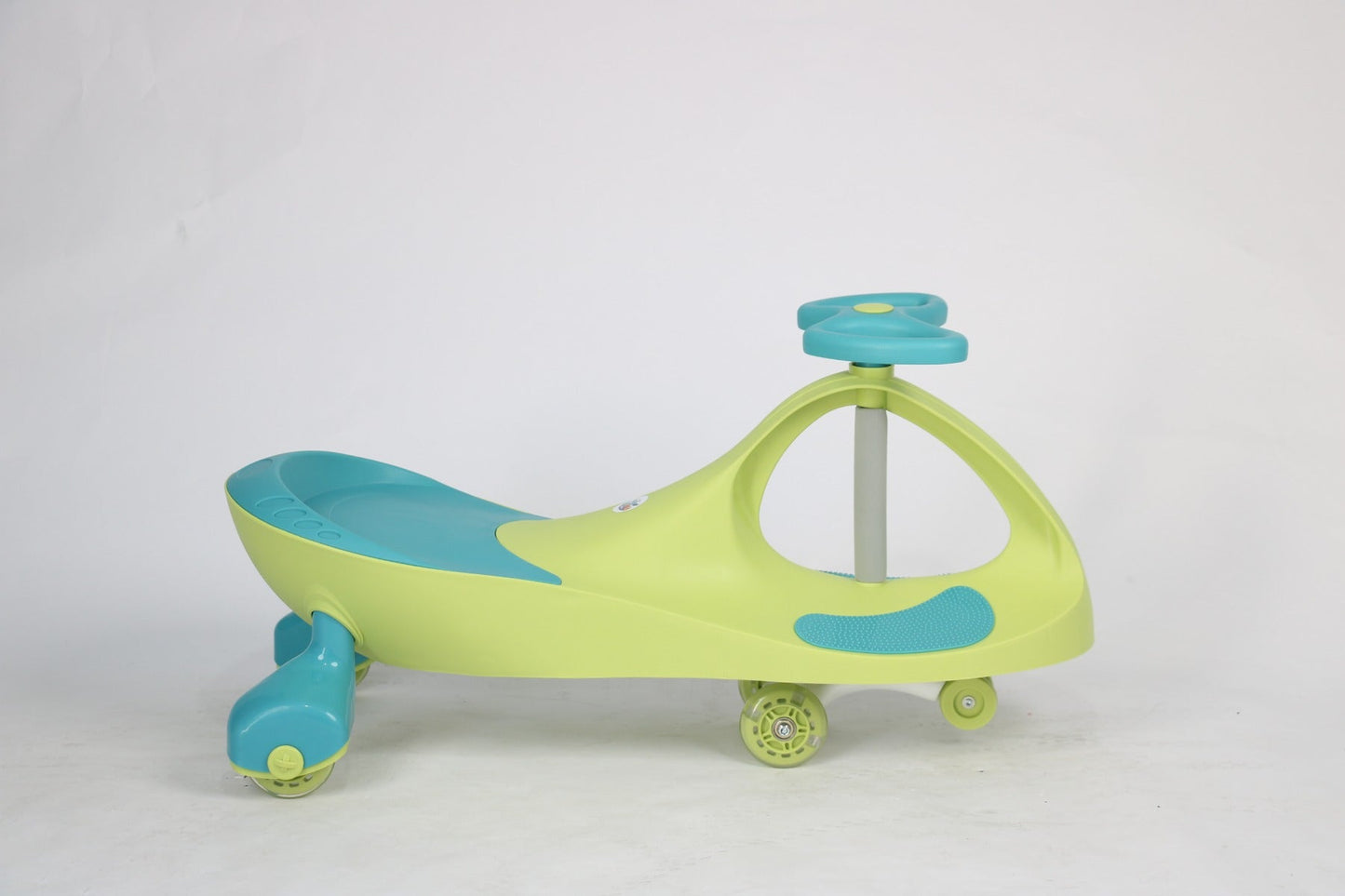 Swing Car for Kids without Lights and Sounds Green