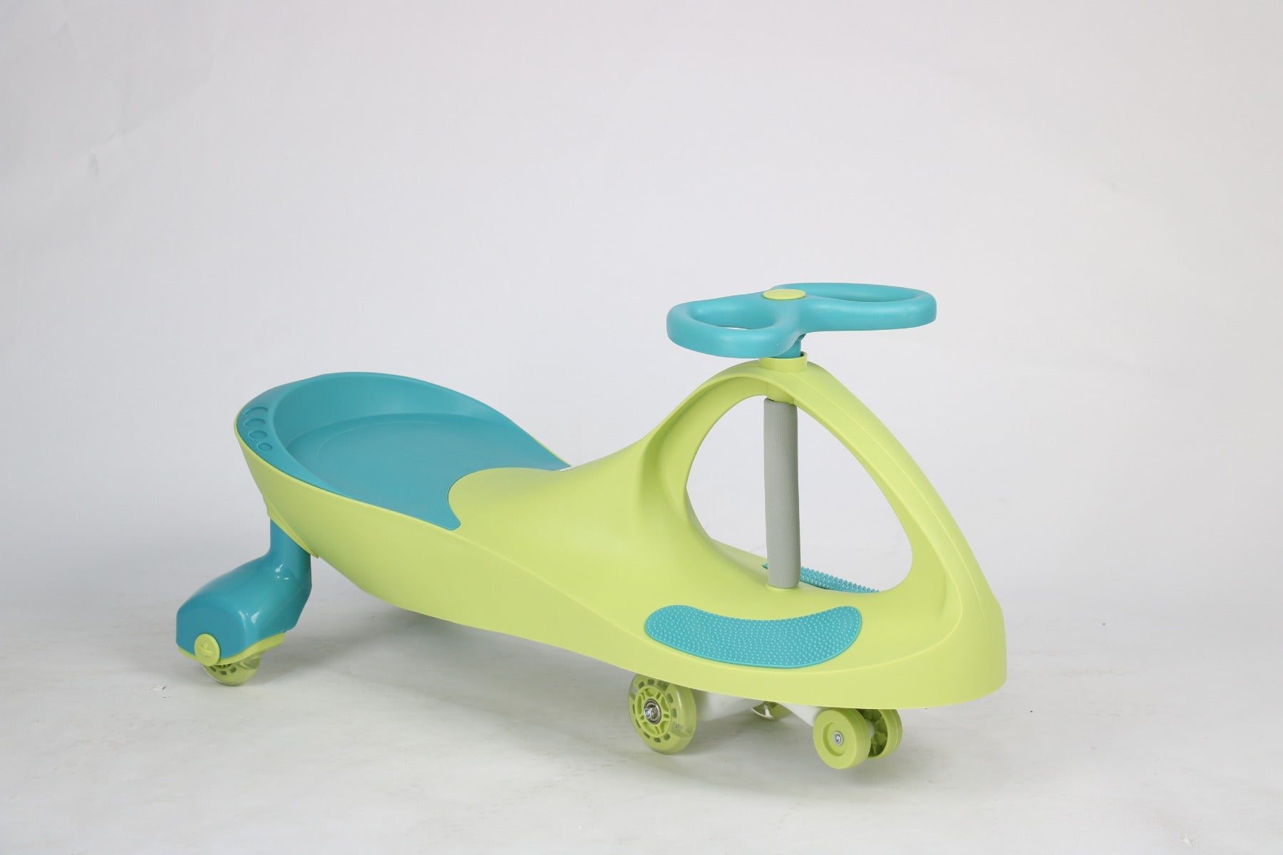 Swing Car for Kids without Lights and Sounds Green