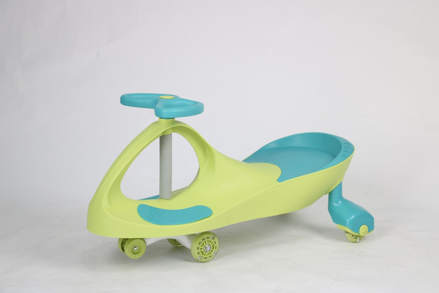 Swing Car for Kids without Lights and Sounds Green