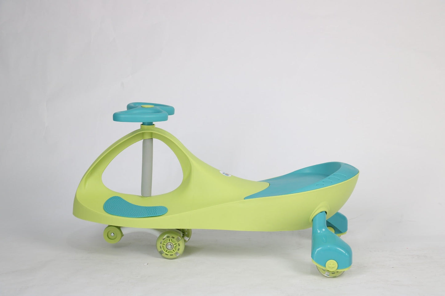 Swing Car for Kids without Lights and Sounds Green