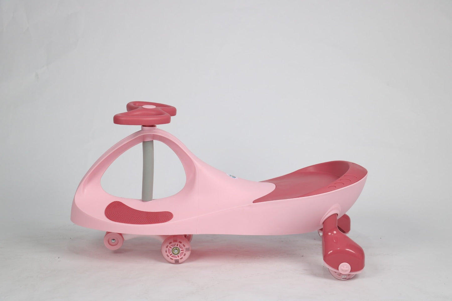 Swing Car for Kids without Lights and Sounds Pink