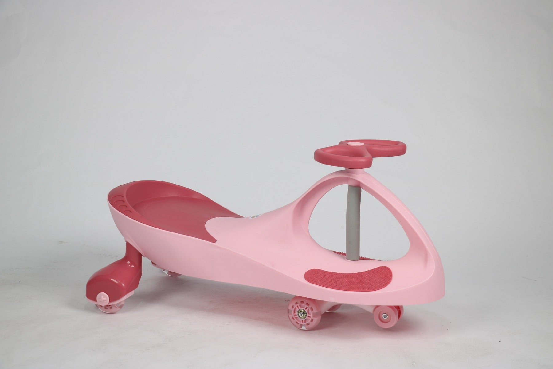Swing Car for Kids without Lights and Sounds Pink