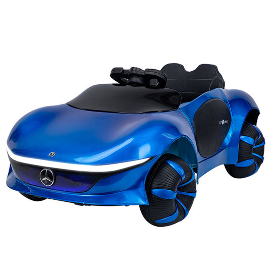 Mercedes Benz 12v Battery Operated Car with Remote Blue