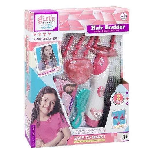 Girls creator 2 in 1 hair braider set