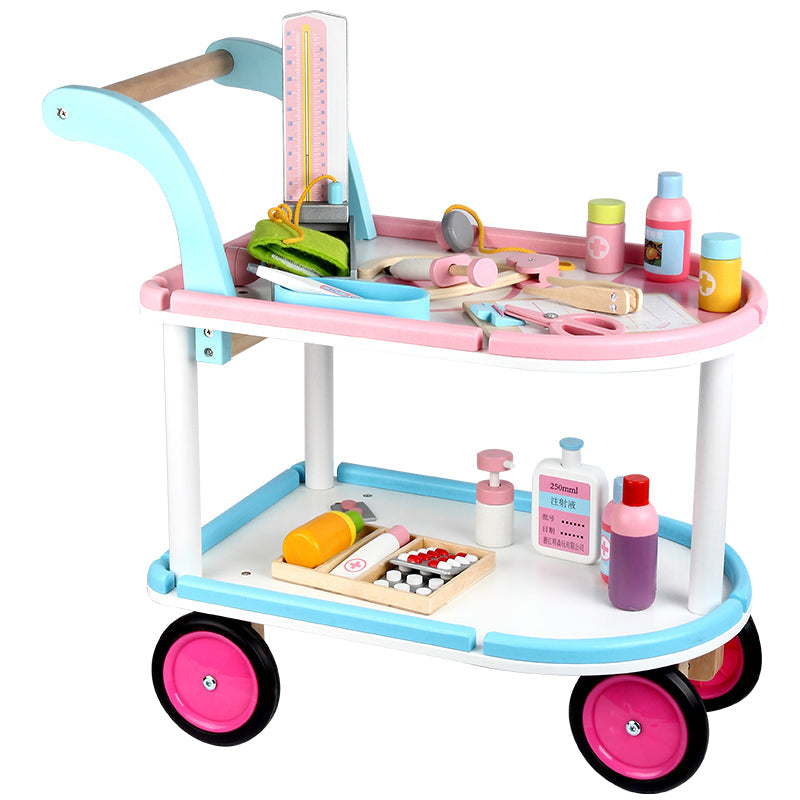 Doctor Toy Set Trolley Medical Cart