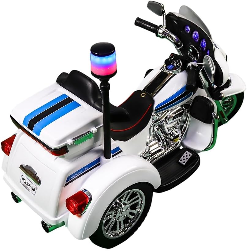 Police Style Battery Operated Ride On Bike