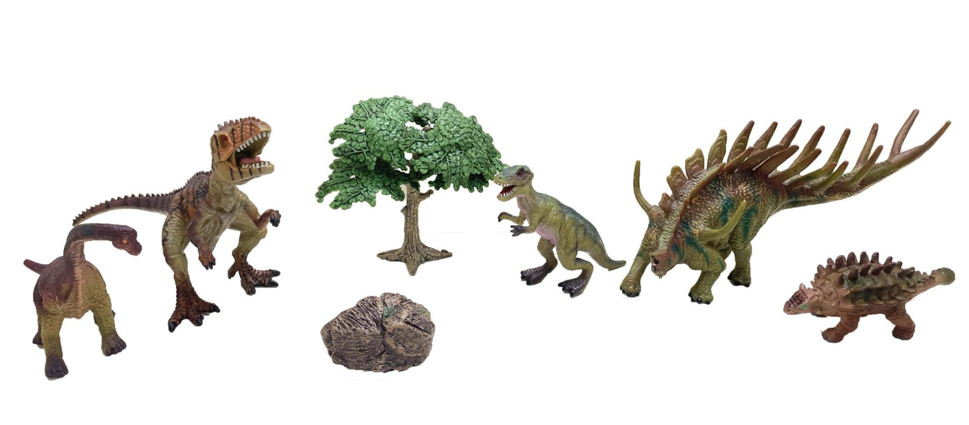 Model Animal Series Figure Dinosaur 5pcs Set Assorted