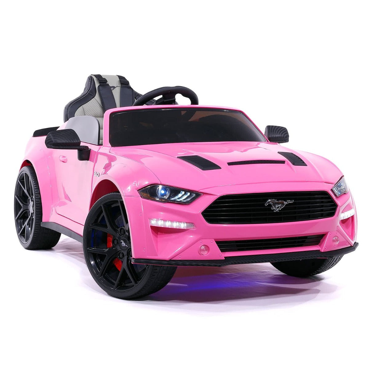 Ford Mustang 12V Battery Operated Ride On Car Pink with Remote Control