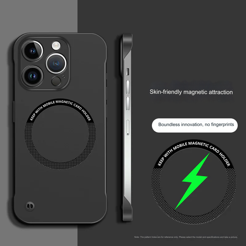 Magnetic Thin PC iPhone Case - Sleek, Durable Protection
