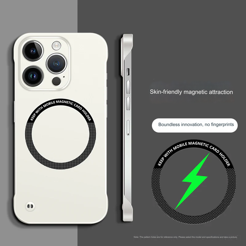Magnetic Thin PC iPhone Case - Sleek, Durable Protection