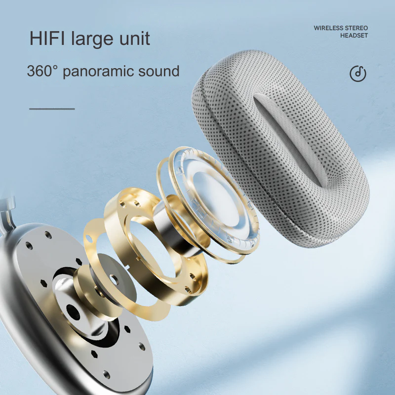 P9 Pro Max Wireless Bluetooth Headset - Heavy Bass