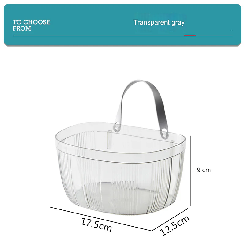 Hanging Storage Basket - Adhesive Wall-Mounted Kitchen Organizer (Set of 2pcs.)