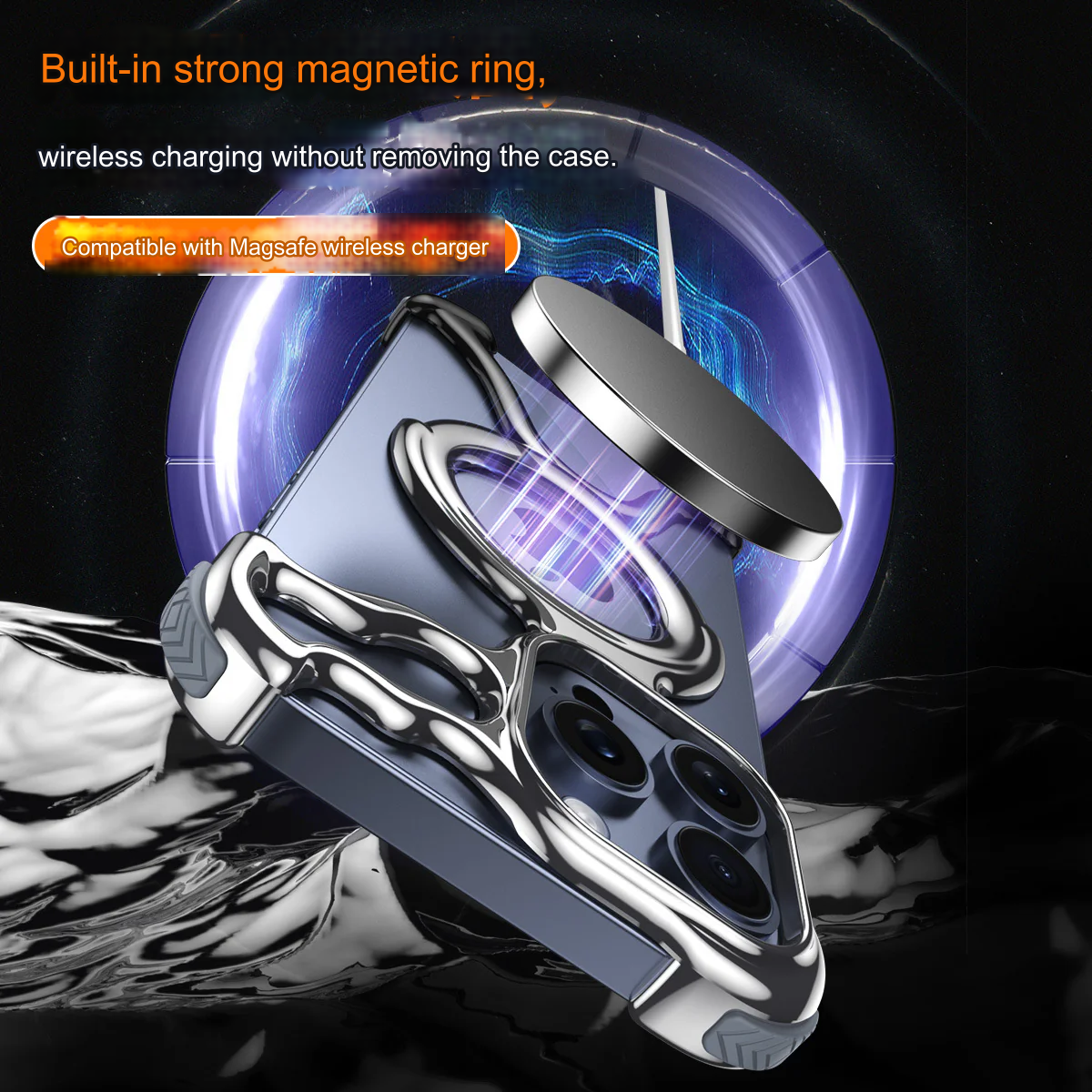 Magnetic Heat Dissipation iPhone 15 Protective Case