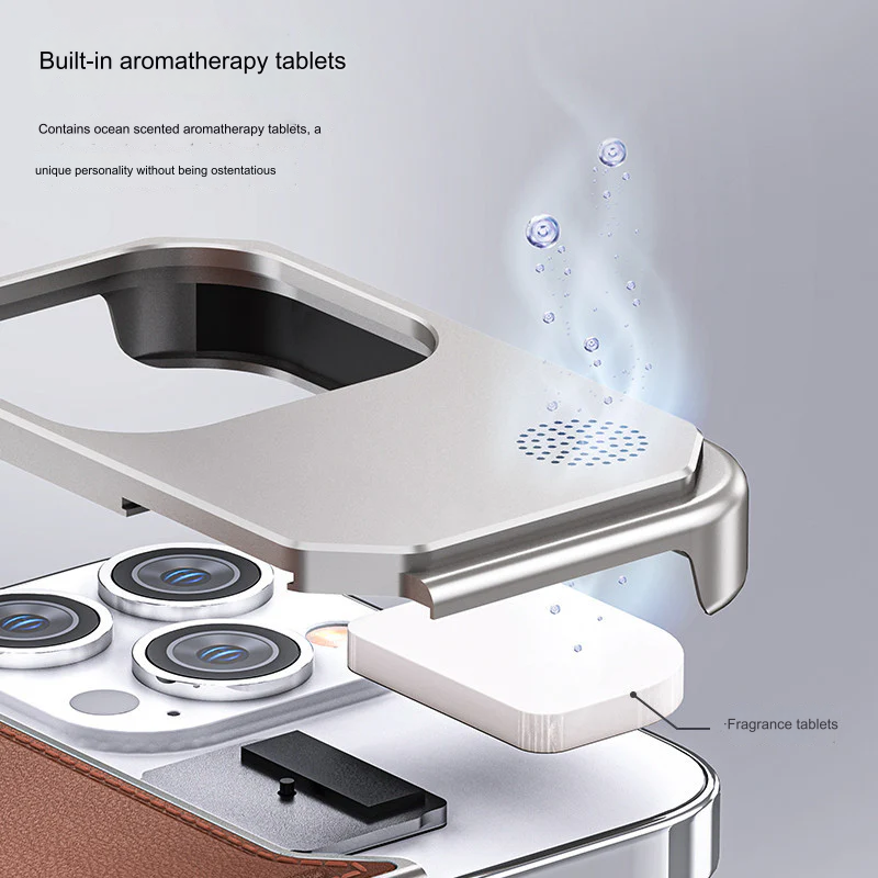 Luxury Metal Magnetic Phone Case for iPhone