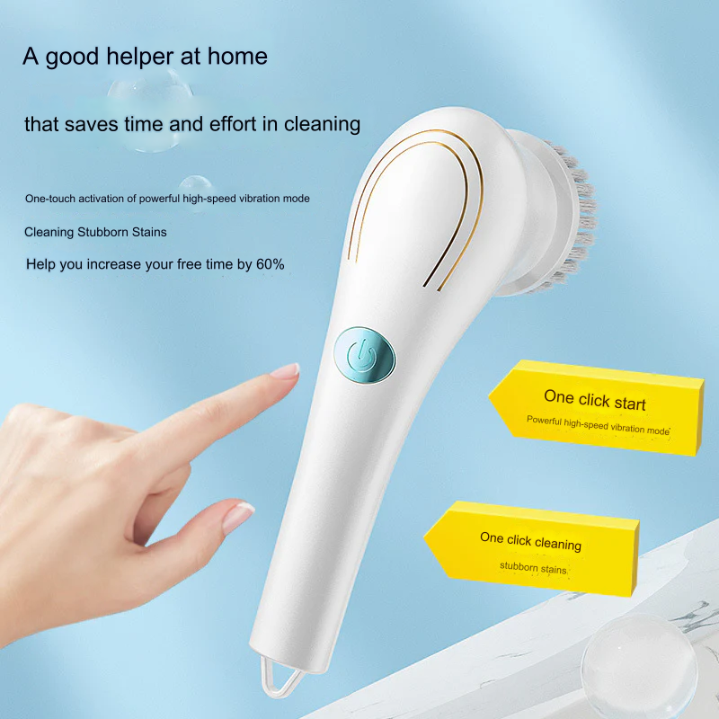 Multi-Function Electric Cleaning Brush – Handheld Rechargeable