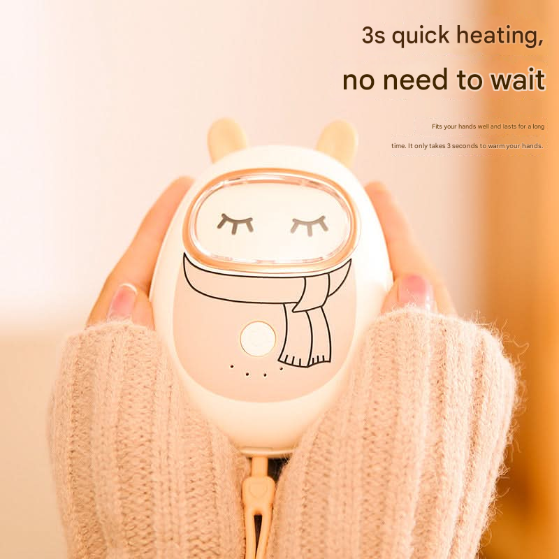 Portable USB Rechargeable Cartoon Hand Warmer
