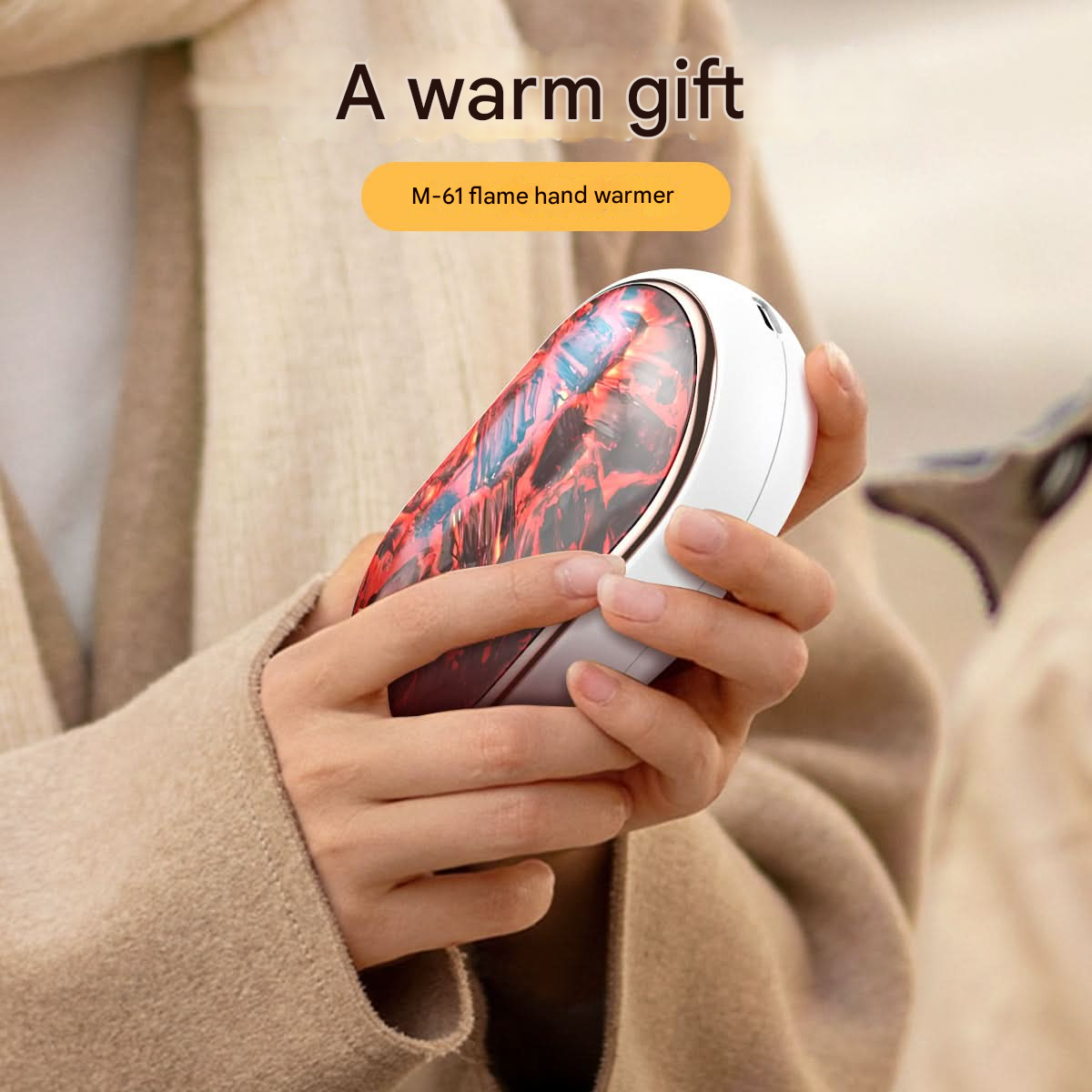 USB Rechargeable Capsule Hand Warmer & Night Light