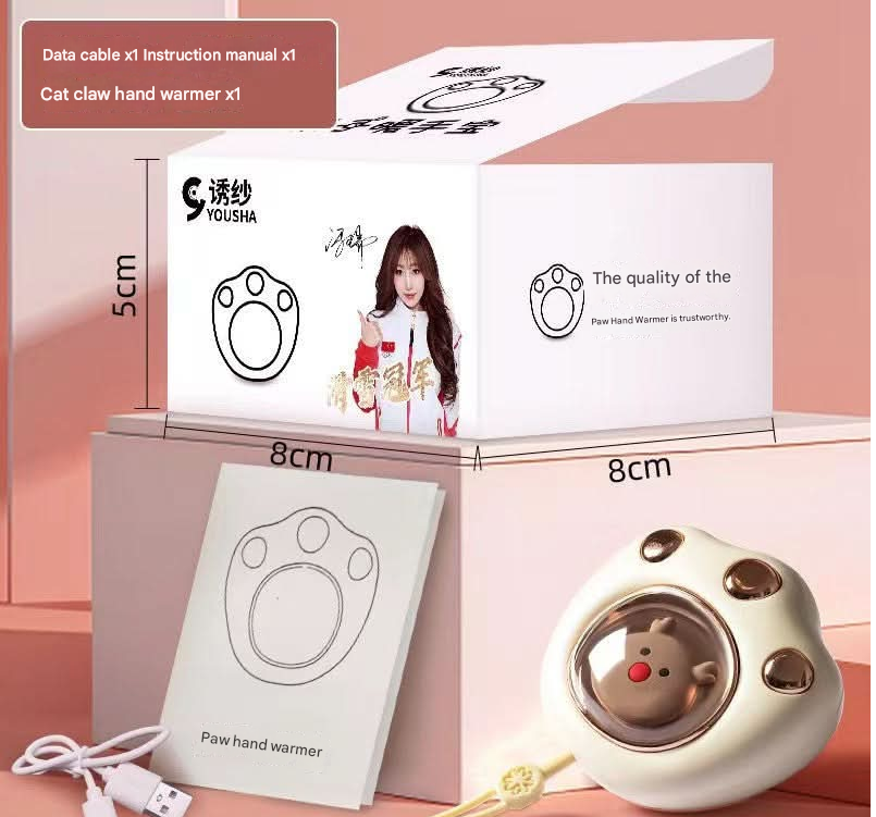 Mini Cat Claw USB Hand Warmer - Portable Heating
