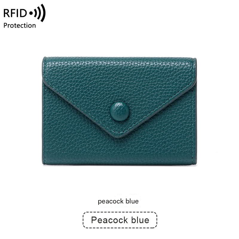 RFID Blocking PU Leather Card Holder – Lightweight Wallet for Men & Women