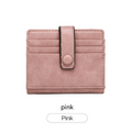 Women's PU Leather Card Holder – Multi-Slot Short Wallet