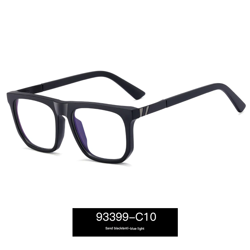 Women's TR90 Square Frame Anti-Blue Light Glasses – Myopia-Ready Optical Eyewear