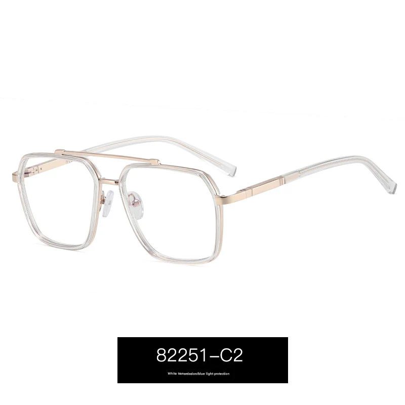 Men’s Full Frame Anti-Blue Light Glasses – Minimalist Box Style Eyewear