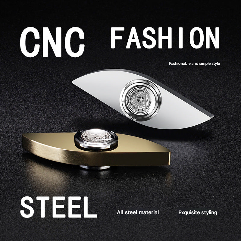 Stainless Steel Eye Fidget Spinner – Precision Finger Gyroscope for Stress Relief
