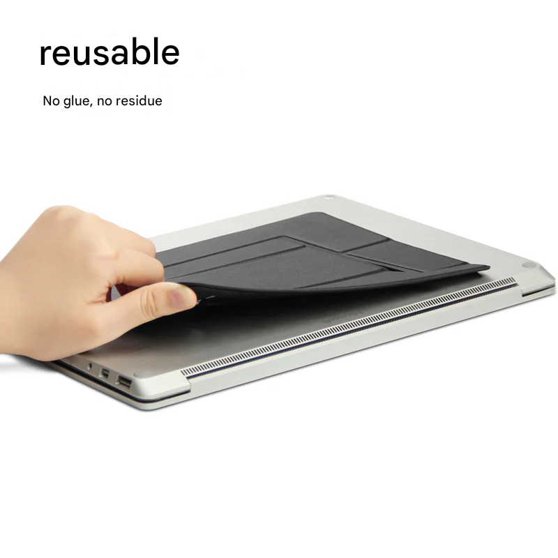 Ultra-Slim PU Leather Laptop Stand 12-15.6'' – Foldable